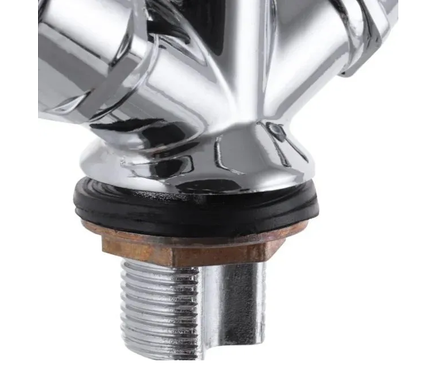 Смеситель для кухни двухвентельный Master хром 555 Фотография_1