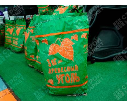 Уголь древесный 3 кг Фотография_1