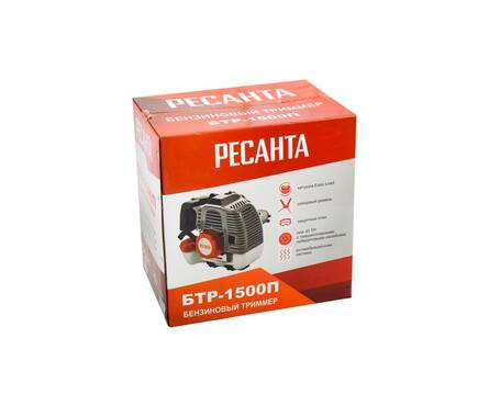 Триммер бензиновый 2 л.с. 1.5 кВт 43 см3 вес 6.6 кг неразборная штанга БТР-1500П РЕСАНТА Фотография_9