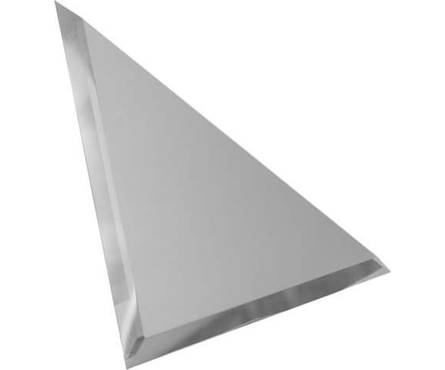 Плитка зеркальная ДСТ Треугольник ТЗСм1-01 с фацетом 10 мм, 180х180 мм Фотография_0