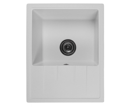 Мойка МЛ-ГМС103 с крылом белая 570х460х190 мм Фотография_2