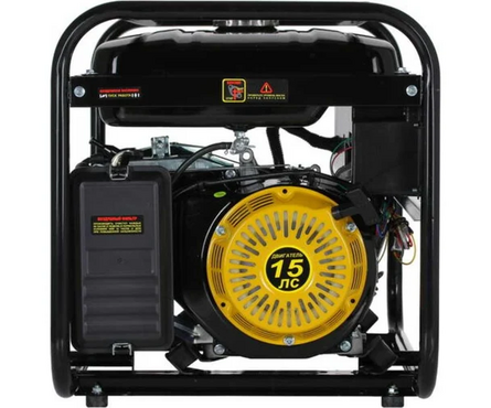 Генератор бензиновый 6.5 кВт 220В бак 25 л ручной стартер DY8000L HUTER Фотография_8