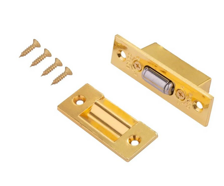 Защелка врезная роликовая L2 PB золото PALIDORE Фотография_0