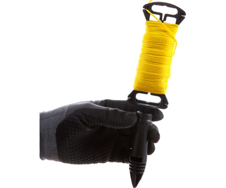 Шнур на катушке MATRIX нейлоновый, разметочный с ручкой 1.5 мм, L 30 м Фотография_2