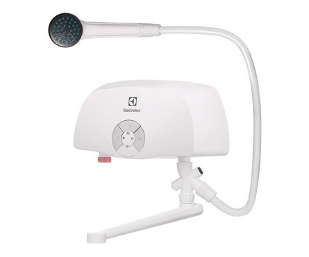 Водонагреватель проточный Electrolux SMARTFIX 2.0 TS 3.5 кВт кран+душ Фотография_0