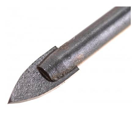 Сверло по стеклу и керамике 6 мм 2 грани цилиндрический хвостовик MATRIX Фотография_1