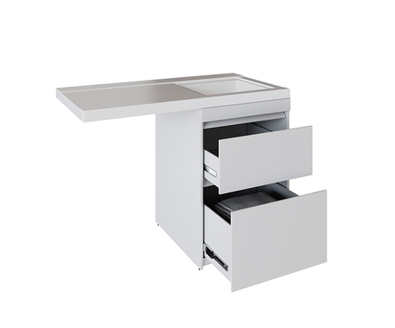 Тумба для ванной MIXLINE Созвездие-56 под умывальник над стир. маш. Cosmos-120/110/56 (ПВХ) Фотография_2