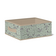 Коробка тканевая для хранения 25х35х16 см без крышки бежево-мятная BOTANIKS Фотография_0