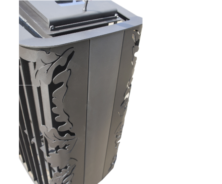 Печь банная Терма Каменка мини дровяная закрытая камера ВАРВАРА Фотография_6