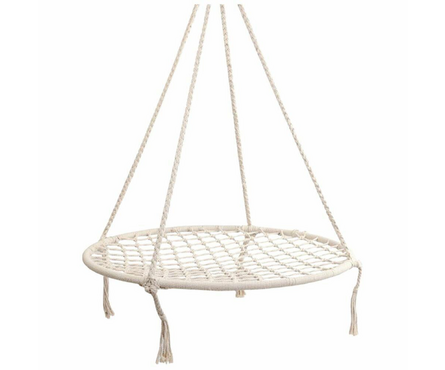 Кресло подвесное 1-местное Гнездо d 60 см бежевое ECOS Фотография_1
