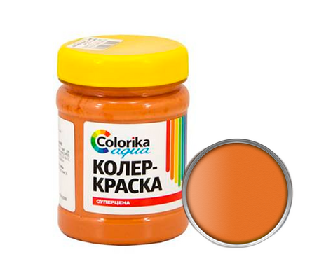 Колер-краска Colorika Aqua охра красная 0,5 кг Фотография_0