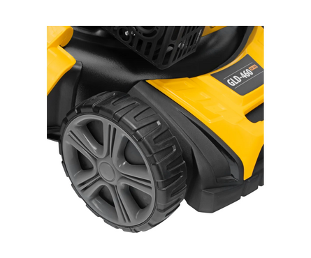 Газонокосилка бензиновая самоходная 4.5 л.с. 46 см вес 37 кг, травосборник 60 л, эл. стар GLD-460SPVE DENZEL Фотография_8