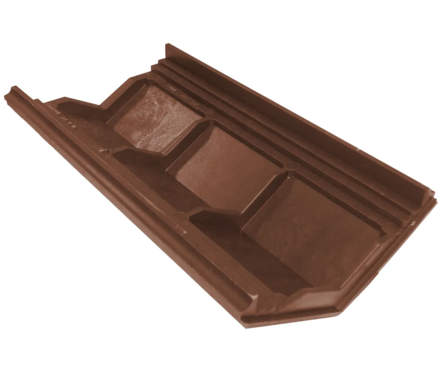 Парапет полимерпесчаный коричневый 258х25х500 мм Фотография_1