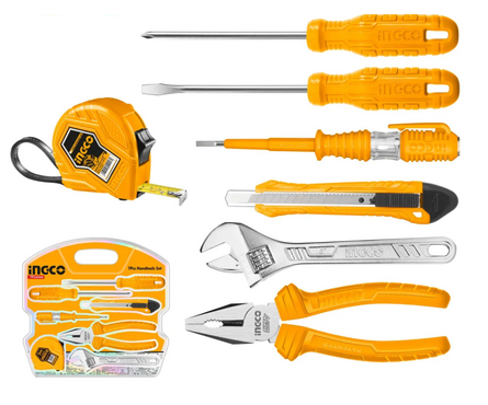 Набор инструментов 7 предметов ручной INGCO Фотография_0