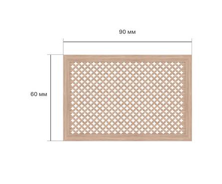 Экран для радиатора Готико Дуб Сонома 900х600 мм STELLA Фотография_4