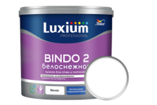 Краска для потолков глубокоматовая латексная ВД ДЮЛАКС Bindo 2 снежно-белая 2.5 л