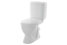 Унитаз-компакт Стандарт Эконом фарфор (кос, вып. ниж. подвод полипр. сиден.1-кн. режим) SANITA)