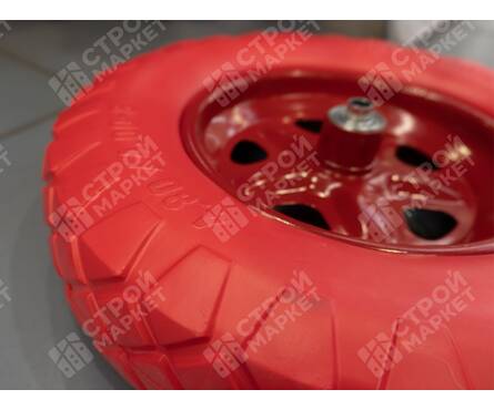 Колесо для двухколесной тачки строит, усиленной, 4,00-8, камерное, с подшипником, обод метал, 400мм Фотография_2