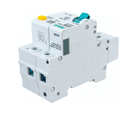 Выключатель автоматический дифференциального тока 1П+Н 16А 30 мА тип AC ДИФ-101 15157SE Фотография_1