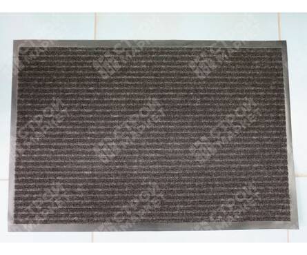 Коврик придверный 40х60 см ребристый черный Фотография_2