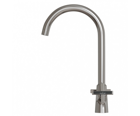 Смеситель для кухни двухвентельный MIXLINE высокий гусак хром Cross ML37-032 Фотография_2