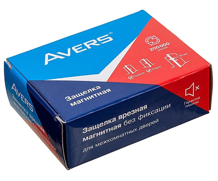 Защелка врезная 5800-M-CR хром AVERS Фотография_2