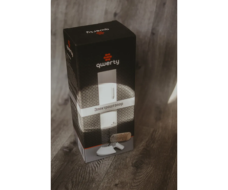 Электроштопор QWERTY белый, на батарейках, 4.5х24.5 см Фотография_3