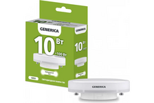 Лампа светодиодная 10 Вт Таблетка GX53 6500К белый свет GENERICA