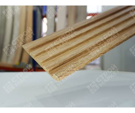 Реечная панель МДФ Дуб Сонома 2750х121х10 мм (8 шт/уп) Фотография_3