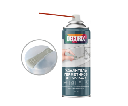 Очиститель герметика универсальный DECORIX 520 мл Фотография_1