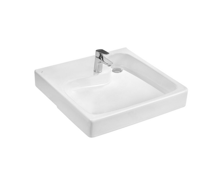 Умывальник на стиральную машину 60х60 см с кронштейнами Клио SANTEK Фотография_0