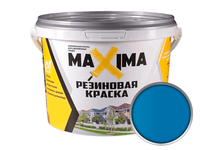 Краска резиновая MAXIMA № 101 Байкал (синий), 2.5 кг