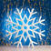 Фигура Снежинка белое свечение, диаметр 40 см, 30 LED, 220V, контроллер, 8 режимов Фотография_1