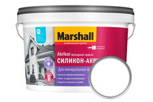 Краска фасадная Marshall AKRIKOR матовая, база ВW (2.5 л)