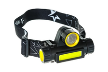 Фонарь налобный аккум. светодиодный с зумом LED ХРЕ 3 Вт СОВ литий 1200 mAh KocH103WLith КОСМОС