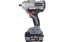 Аккумуляторный гайковерт бесщеточный 18 В, 0-2200 об/мин, 1/2, 900 Нм Li-on 1 шт PROFIPOWER