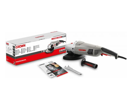 УШМ 230 мм 2200 Вт, 6500 об/мин, плавный пуск CT13500-230S CROWN Фотография_4