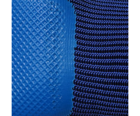 Перчатки полиэстер с латексным покрытием для тяжелых работ в и/у синие р-р XL FIBERON Фотография_1