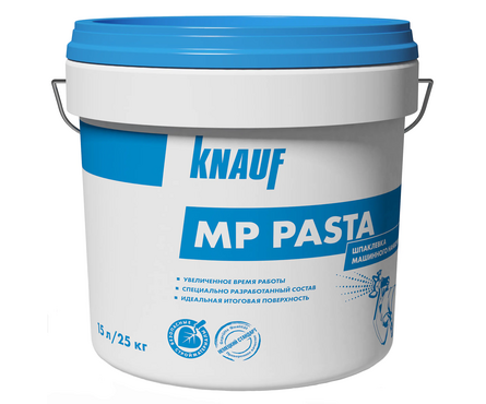 Шпаклевка готовая финишная для машинного нанесения KNAUF МП Паста 25 кг Фотография_0
