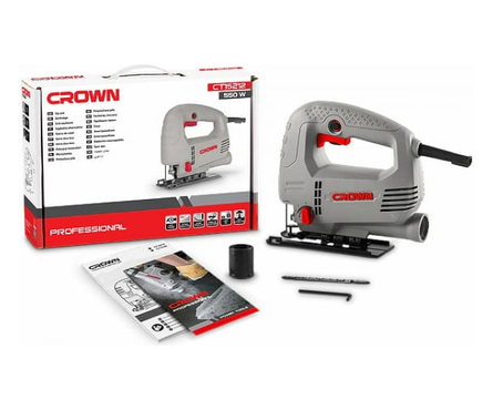 Лобзик 550 Вт, 700-3000 об/мин, пропил 65 мм СТ15212 CROWN Фотография_3