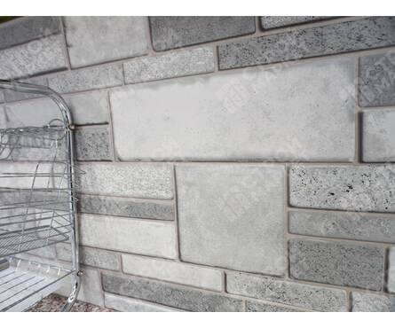 Панель ПВХ Камень Гранит серый 0.4 мм, 969х484 мм (0.4689 м²)  Фотография_3