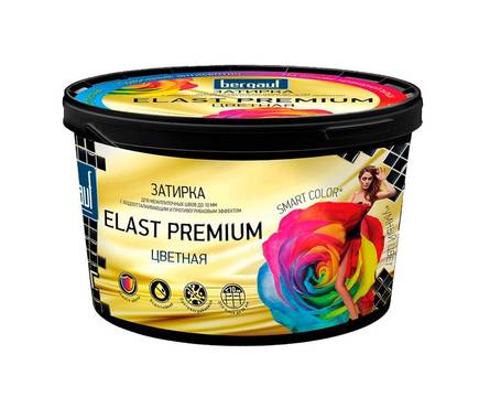 Затирка BERGAUF Elast Premium, цвет карамель, 2 кг Фотография_0