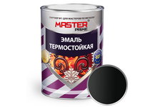 Эмаль термостойкая черная MASTER PRIME 0.4 кг