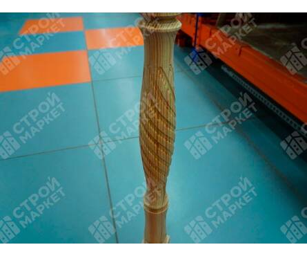 Балясина Витая №2 50х50х900 мм сорт А хвоя Фотография_3