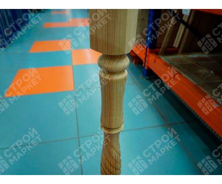 Балясина Витая №2 50х50х900 мм сорт А хвоя Фотография_2