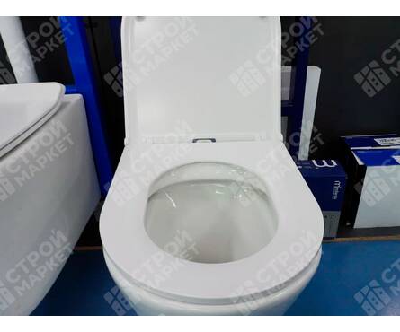 Унитаз подвесной безободковый K504 сиденье тонкое ДП, крепления EVA GOLD Фотография_8