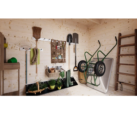 Хозблок из массива сосны 3х2м ТЕХНОНИКОЛЬ Фотография_3