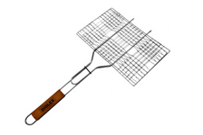 Решетка-гриль усиленная хром 34х22 см