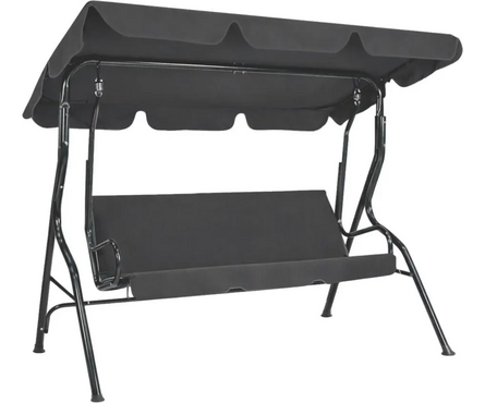 Качели садовые 3-х местные 1700х1100х1530 см max нагрузка 210 кг ARIZONE HOLIDAYS Фотография_0