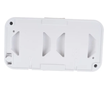 Розетка 2-ая б/з белая Пралеска Аква BYLECTRICA Фотография_3